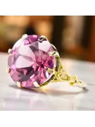 Vintage Craft  Inel Ametist Aur galben 14K vrc073y